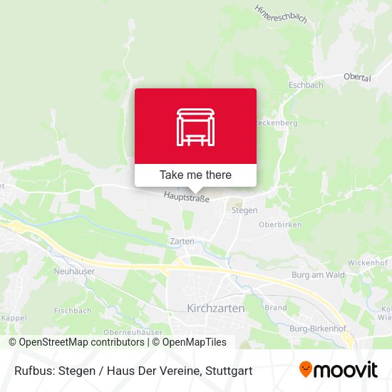Карта Rufbus: Stegen / Haus Der Vereine
