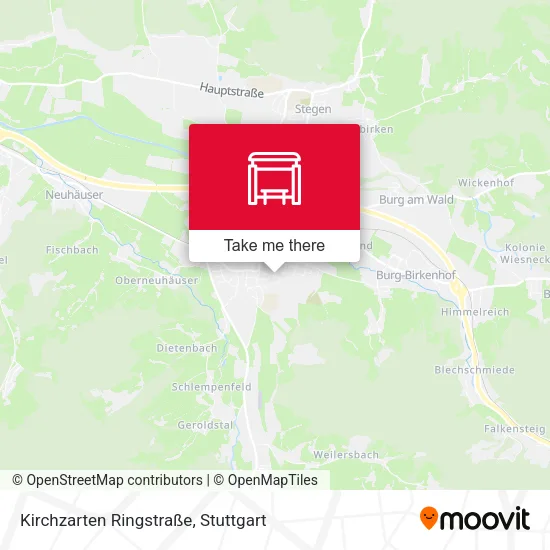 Карта Kirchzarten Ringstraße