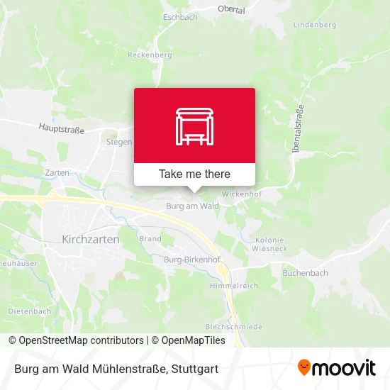 Карта Burg am Wald Mühlenstraße