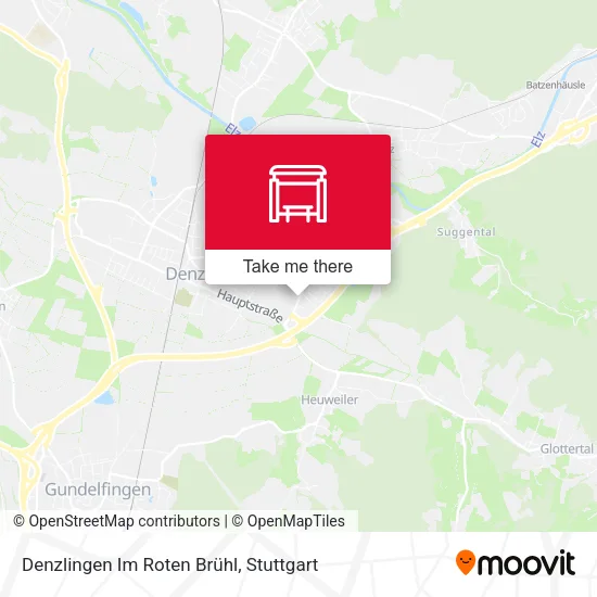 Карта Denzlingen Im Roten Brühl