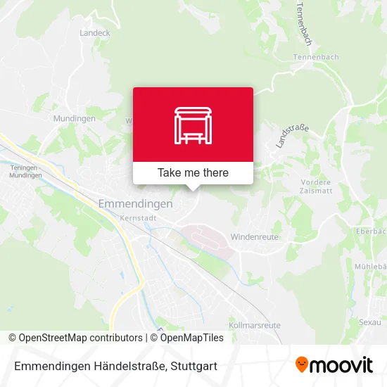 Карта Emmendingen Händelstraße