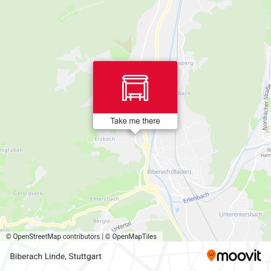 Карта Biberach Linde