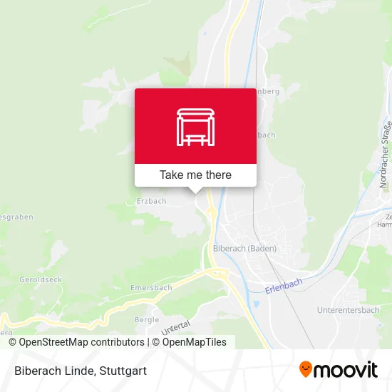 Карта Biberach Linde
