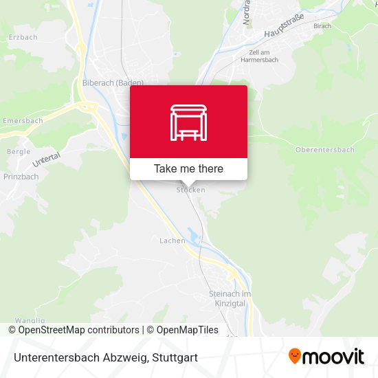 Карта Unterentersbach Abzweig