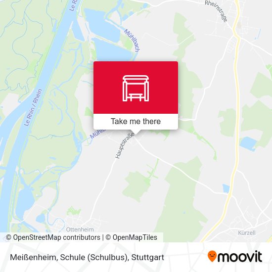 Карта Meißenheim, Schule (Schulbus)