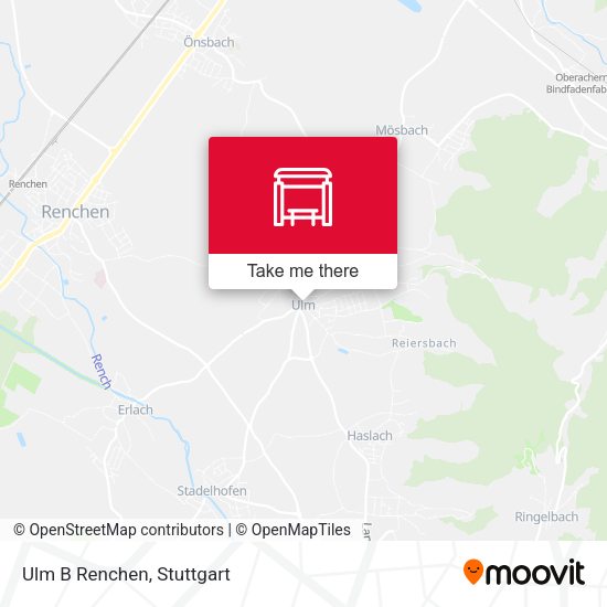 Карта Ulm B Renchen