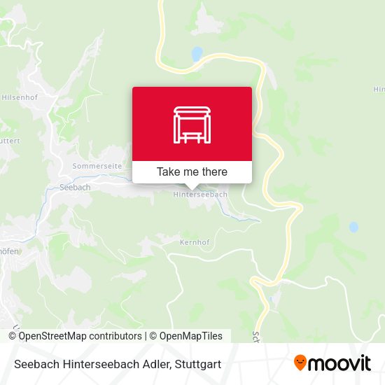 Карта Seebach Hinterseebach  Adler