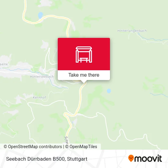 Карта Seebach Dürrbaden B500