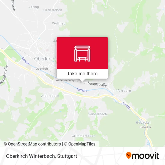 Карта Oberkirch Winterbach
