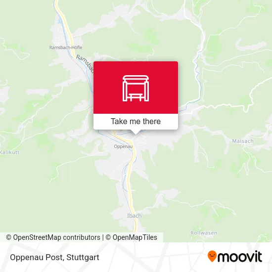 Карта Oppenau Post