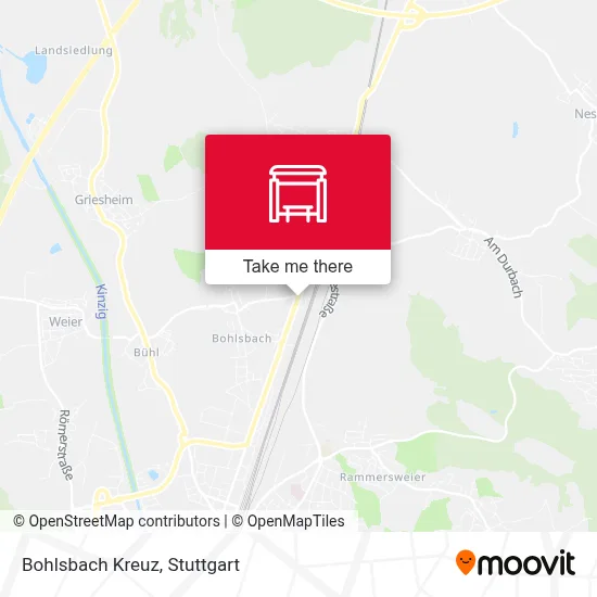Bohlsbach Kreuz map