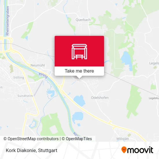 Карта Kork Diakonie