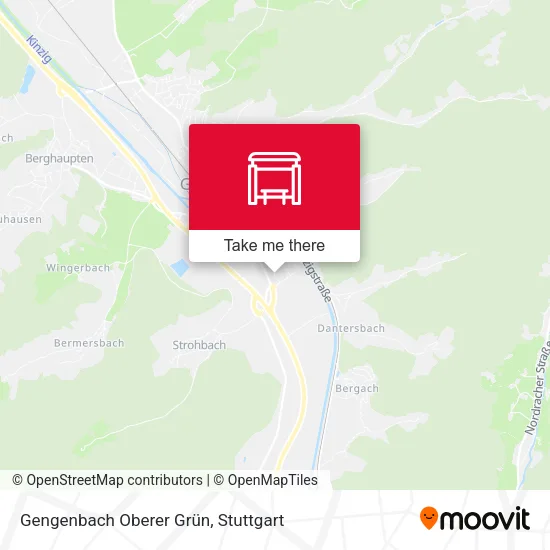 Карта Gengenbach Oberer Grün