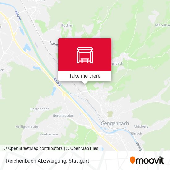 Карта Reichenbach Abzweigung