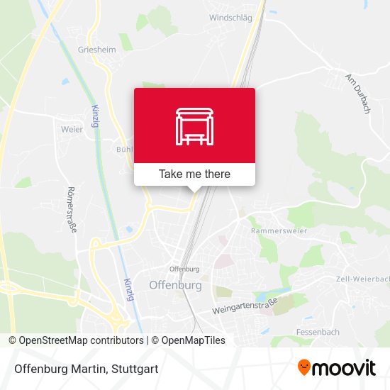 Карта Offenburg Martin