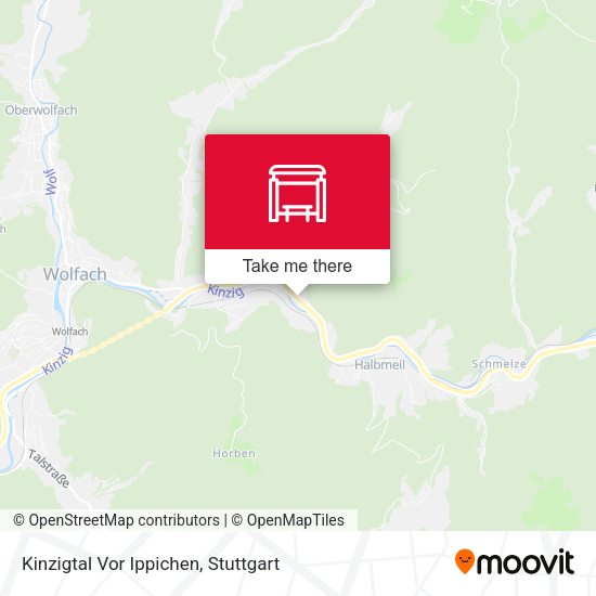 Карта Kinzigtal Vor Ippichen