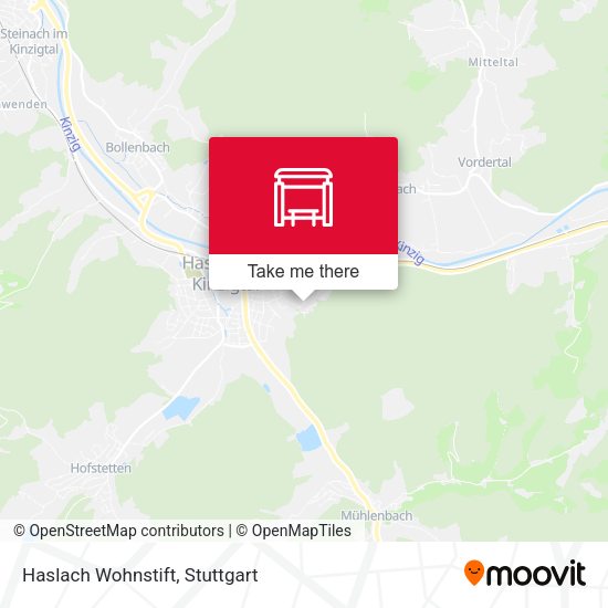 Карта Haslach Wohnstift