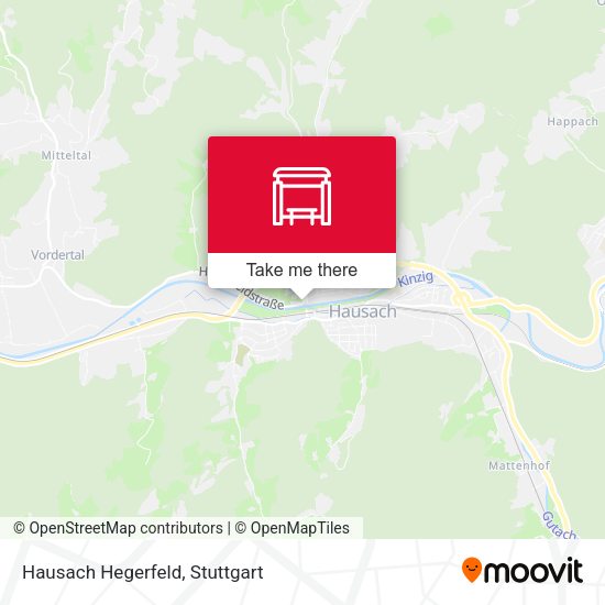 Карта Hausach Hegerfeld