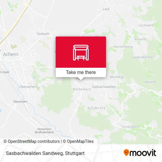 Карта Sasbachwalden Sandweg