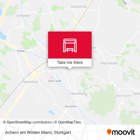 Карта Achern am Wilden Mann