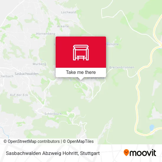 Карта Sasbachwalden Abzweig Hohritt