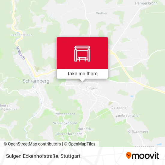 Карта Sulgen Eckenhofstraße