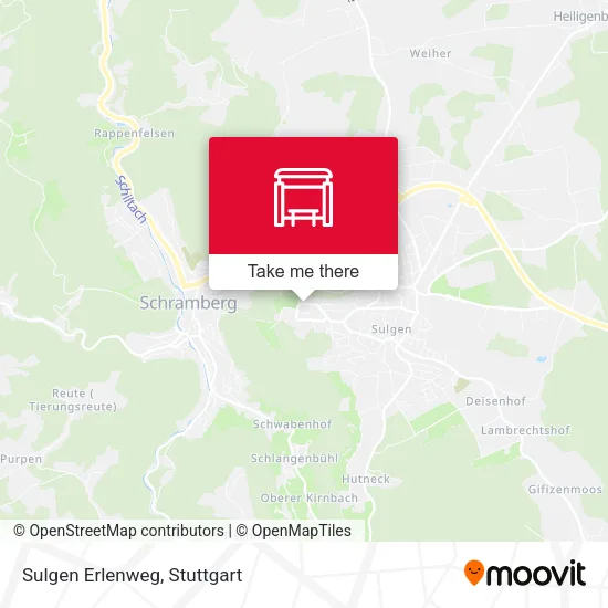 Карта Sulgen Erlenweg