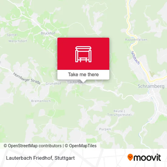 Lauterbach Friedhof map