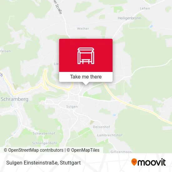 Карта Sulgen Einsteinstraße