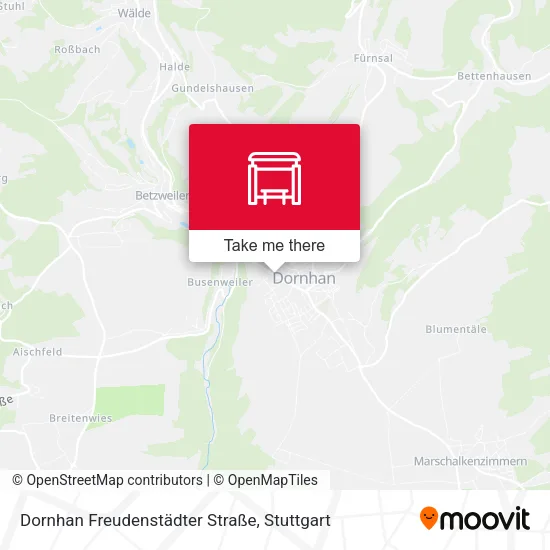 Карта Dornhan Freudenstädter Straße