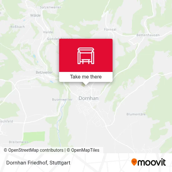 Dornhan Friedhof map