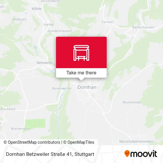 Карта Dornhan Betzweiler Straße 41
