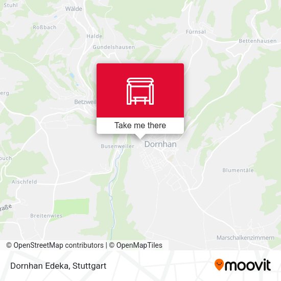 Карта Dornhan Edeka