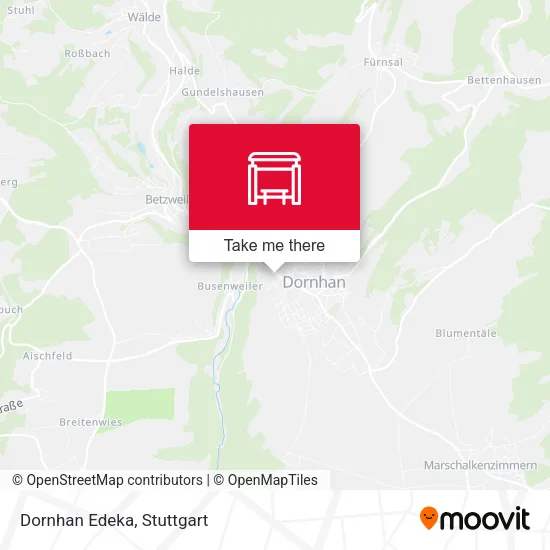 Карта Dornhan Edeka