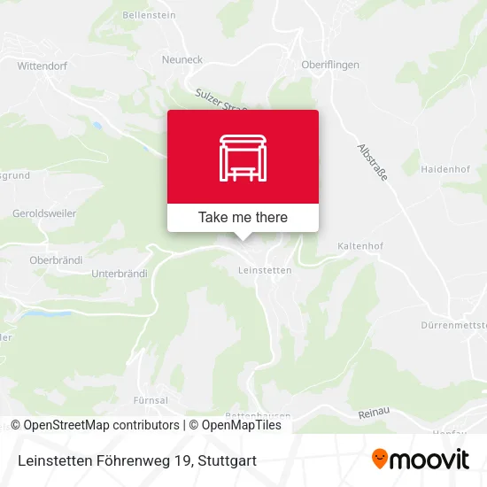 Карта Leinstetten Föhrenweg 19