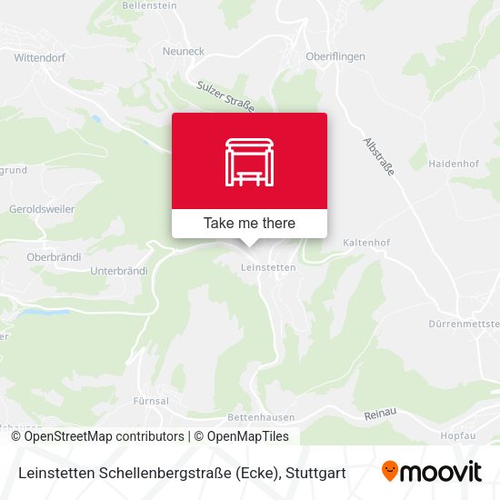 Карта Leinstetten Schellenbergstraße (Ecke)