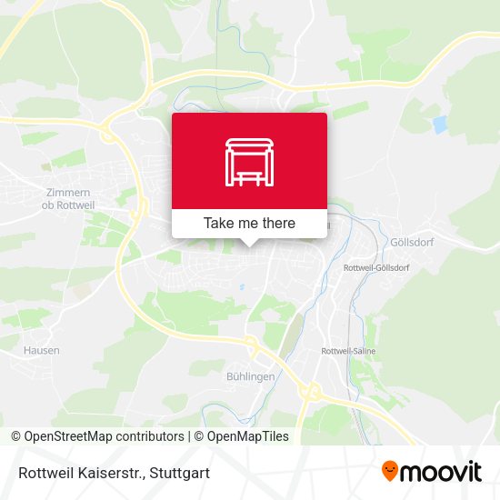 Карта Rottweil Kaiserstr.
