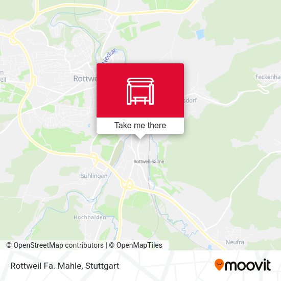 Карта Rottweil Fa. Mahle