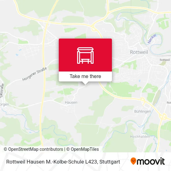 Карта Rottweil Hausen M.-Kolbe-Schule L423