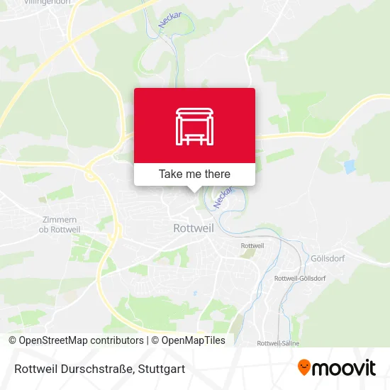 Карта Rottweil Durschstraße