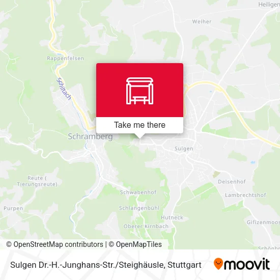 Карта Sulgen Dr.-H.-Junghans-Str. / Steighäusle
