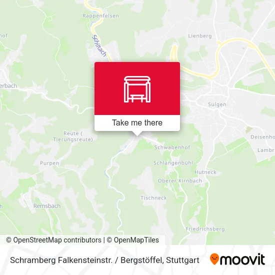 Карта Schramberg Falkensteinstr. / Bergstöffel