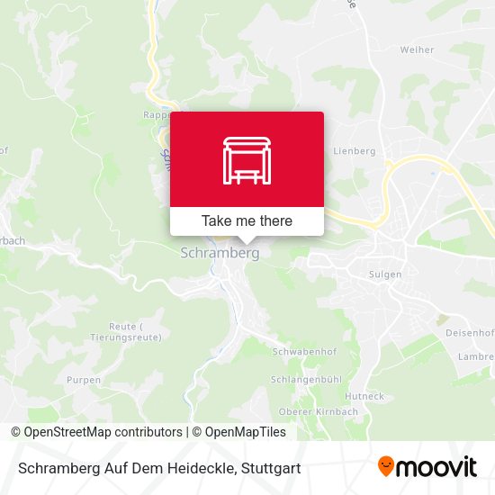 Карта Schramberg Auf Dem Heideckle
