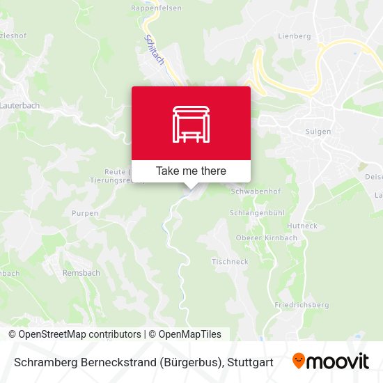 Карта Schramberg Berneckstrand (Bürgerbus)