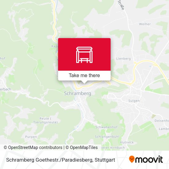 Карта Schramberg Goethestr. / Paradiesberg