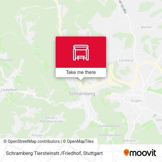 Карта Schramberg Tiersteinstr. / Friedhof