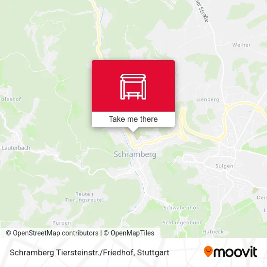 Карта Schramberg Tiersteinstr. / Friedhof