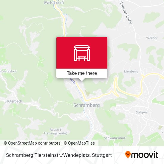 Карта Schramberg Tiersteinstr. / Wendeplatz