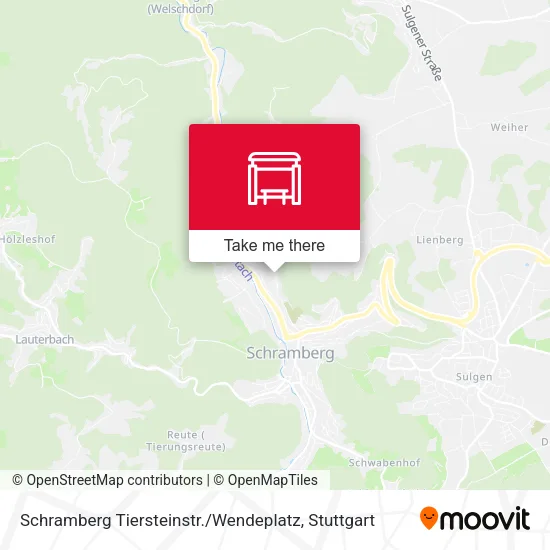 Карта Schramberg Tiersteinstr. / Wendeplatz