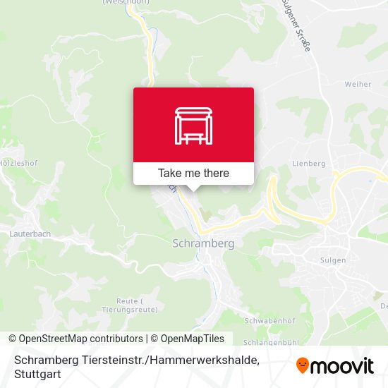 Карта Schramberg Tiersteinstr. / Hammerwerkshalde